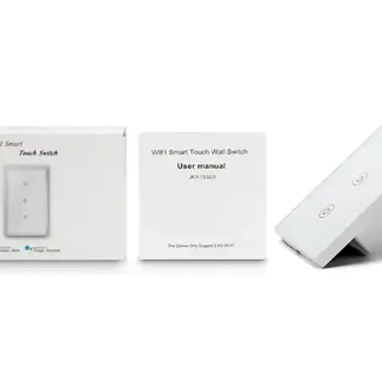 Interruptor De Pared Wifi Touch 2 Canales Alexa Google 3