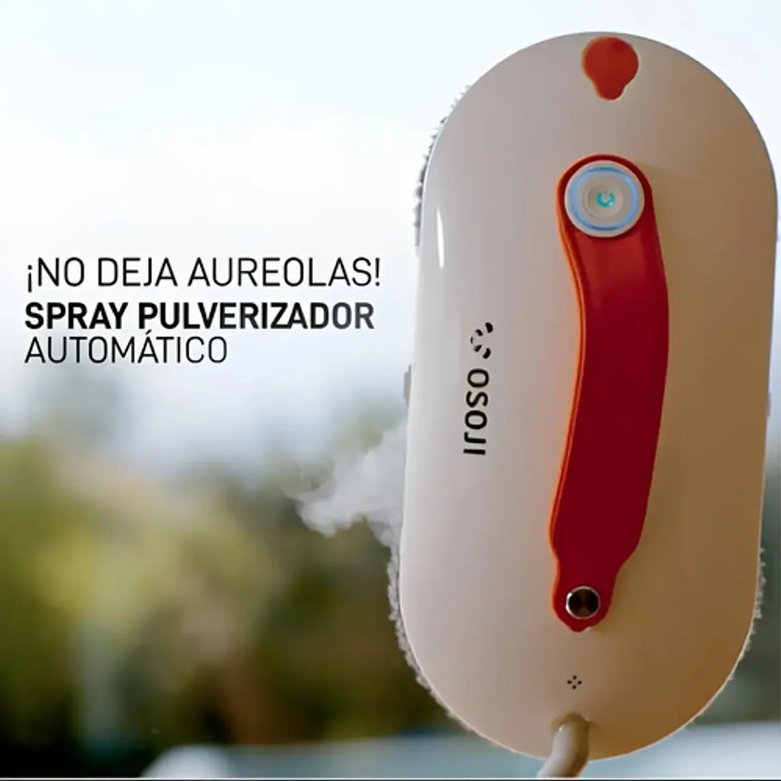Robot Limpia Vidrios Osoji Plus Spray Pro Bluetooth Color Blanco 4