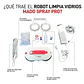 Robot Limpia Vidrios Osoji Plus Spray Pro Bluetooth Color Blanco - Miniatura 9