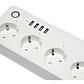 Alargador 4 Tomas Con Wifi / App Tuya / Alexa / Google Home Blanco - Miniatura 1