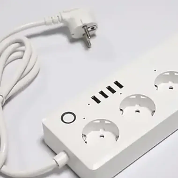 Alargador 4 Tomas Con Wifi / App Tuya / Alexa / Google Home Blanco 2