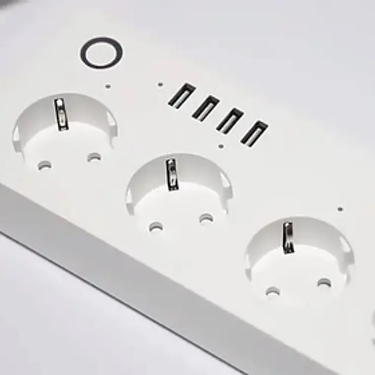 Alargador 4 Tomas Con Wifi / App Tuya / Alexa / Google Home Blanco 3