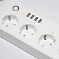 Alargador 4 Tomas Con Wifi / App Tuya / Alexa / Google Home Blanco - Miniatura 3