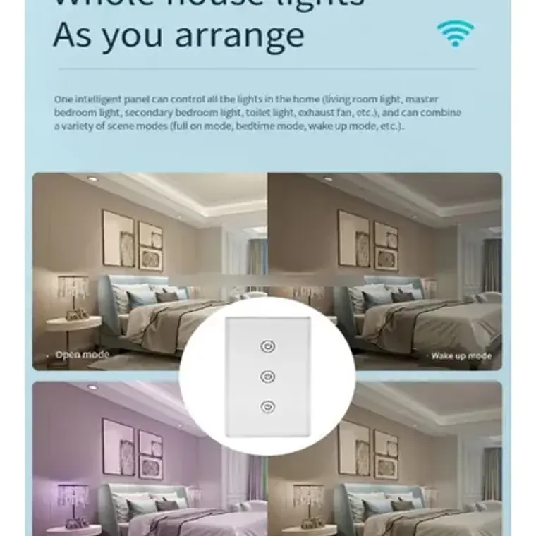 Alargador 4 Tomas Con Wifi / App Tuya / Alexa / Google Home Blanco 4