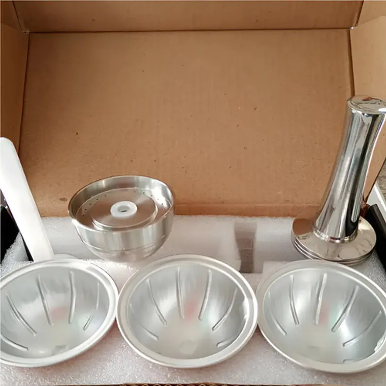 Set Xl Cápsula Vertuo Pop Next Acero Reutilizable 3 Medidas 3