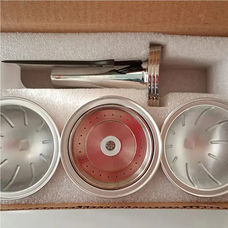 Set Xl Cápsula Vertuo Pop Next Acero Reutilizable 3 Medidas 6