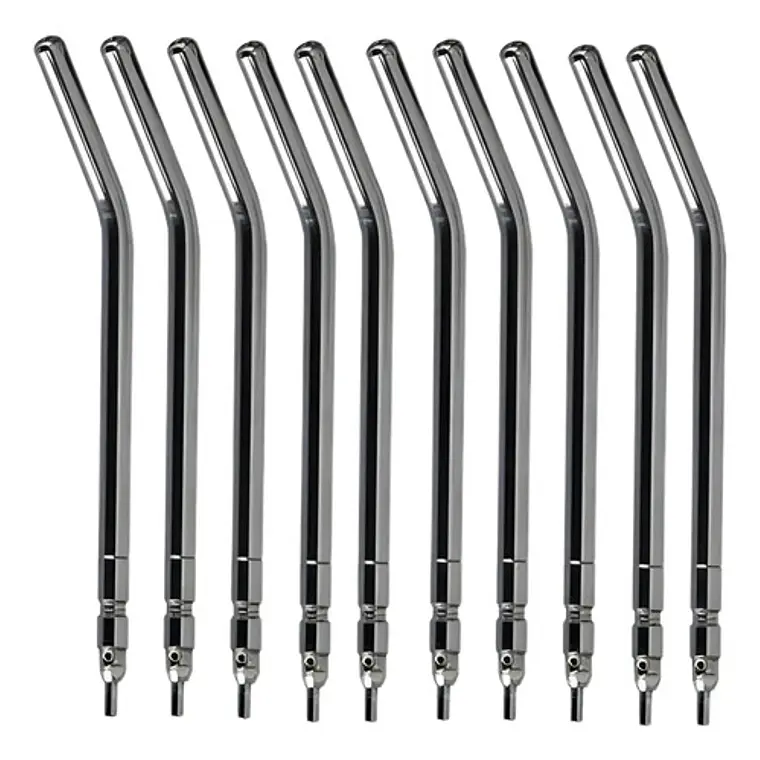 Set 15 Puntas Para Jeringa Triples Dental Autoclavable Acero 1