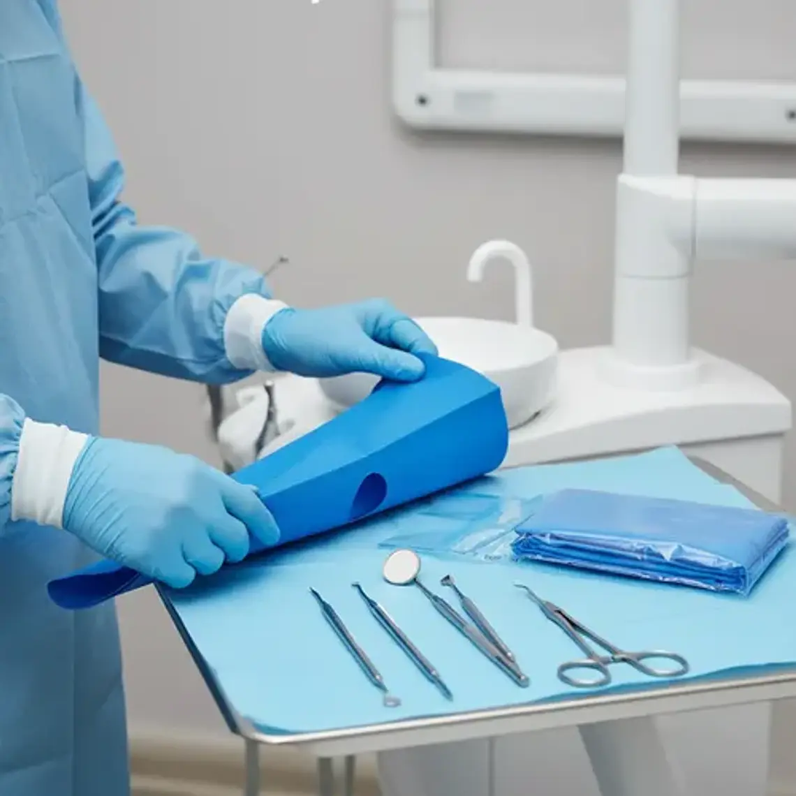 Kit Quirúrgico Tercer Molar Dental 3 Campos 90x90 Control 2