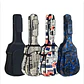  Funda Guitarra Acústica Music Style Estuche Envío Express - Miniatura 3
