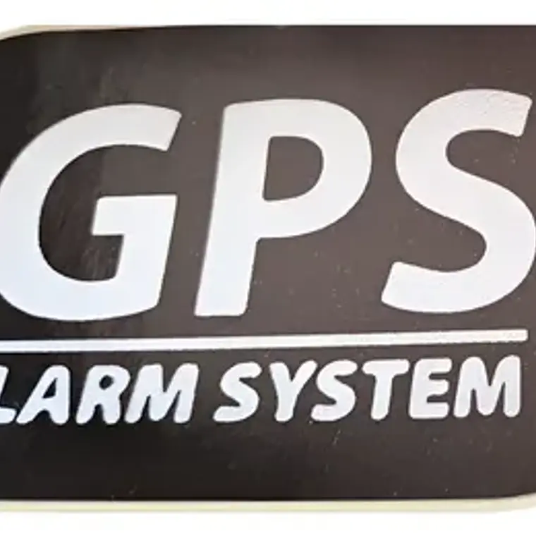 Mini Logo Gps Adhesivo Reflectante Ventana Auto Moto 1