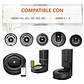 Par Repuestos Goma Rueda Irobot Serie 500 A 900 E5 E6 I7 S9 - Miniatura 3