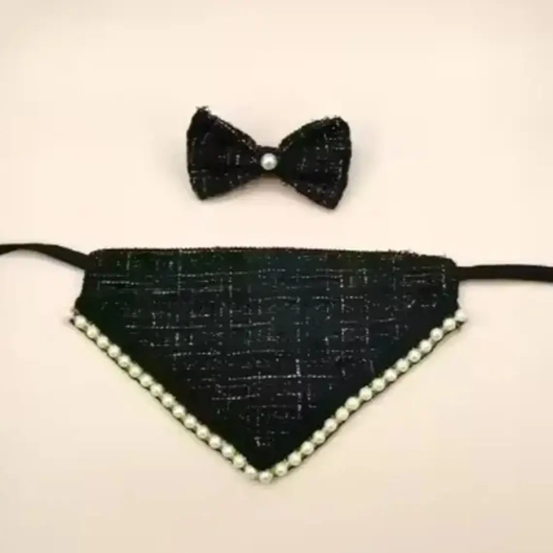 Traje Mascotas Perro/gatos Cintillo Humita Bandana Perlas 2