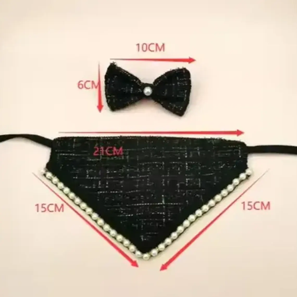 Traje Mascotas Perro/gatos Cintillo Humita Bandana Perlas 6