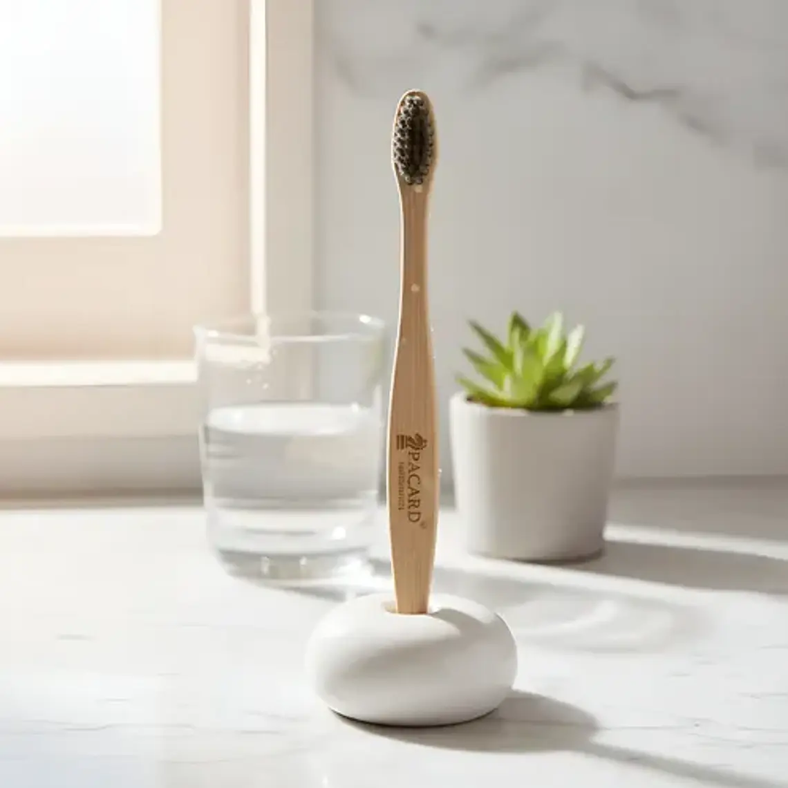 Pack Cepillos De Dientes De Bambú Ecológico 10u Calidad Stgo 10