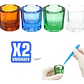 Pack De 2 Mini Vasos O Dappen De Cristal Dental / Manicure - Miniatura 9