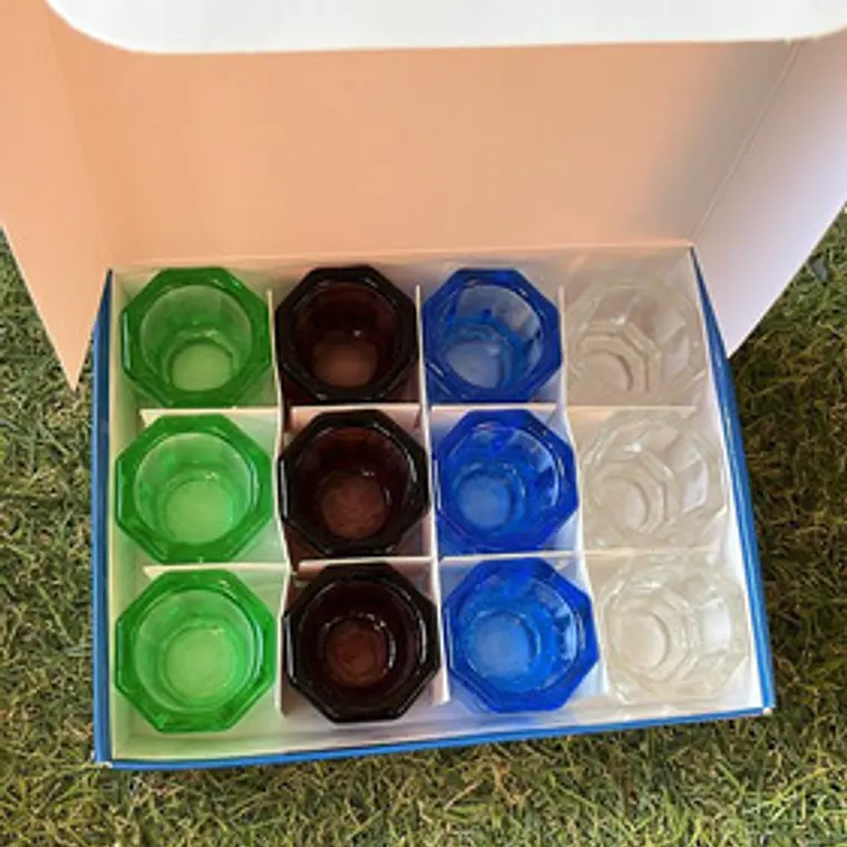 Pack De 2 Mini Vasos O Dappen De Cristal Dental / Manicure 13