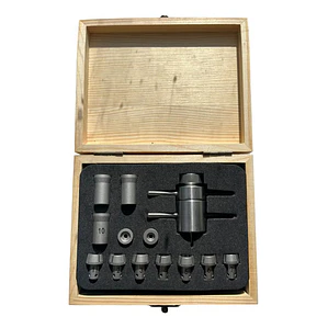 Kit Premium Herramientas Reparación Turbinas Odontológicas Plateado