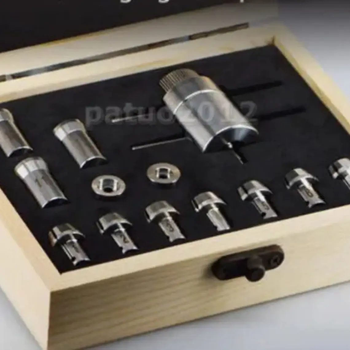 Kit Premium Herramientas Reparación Turbinas Odontológicas Plateado 3