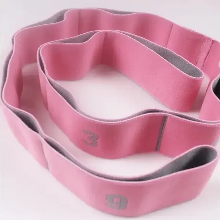 Banda Elástica Resistencia 9 Niveles Pilates Yoga 4cm Ancho 2