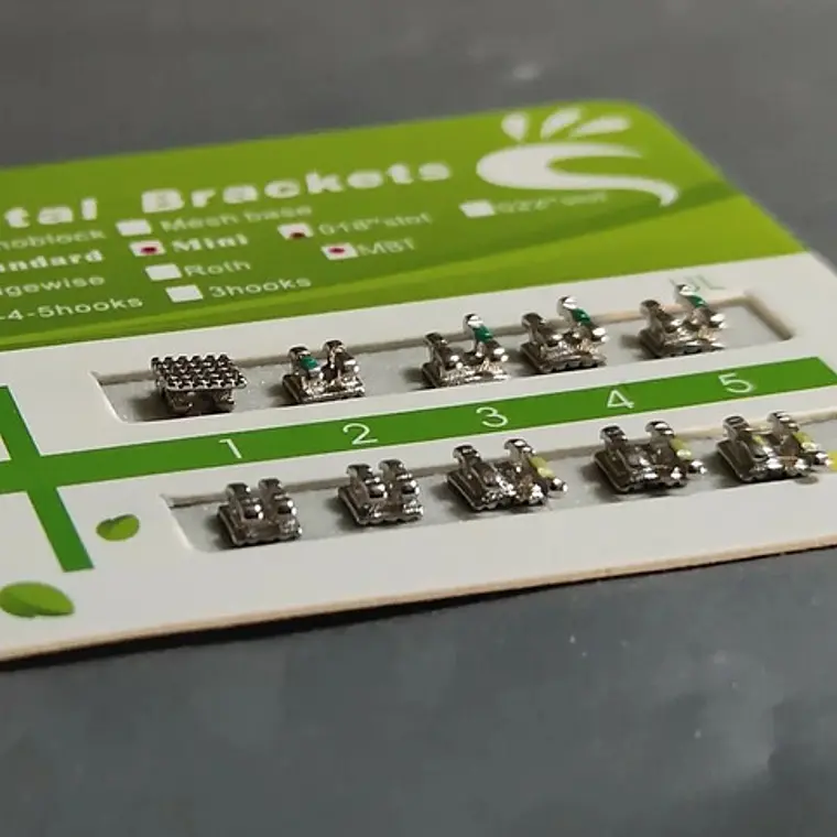 Brackets Mini Roth 0.22 Hook 3-4-5 Calidad Santiago 11