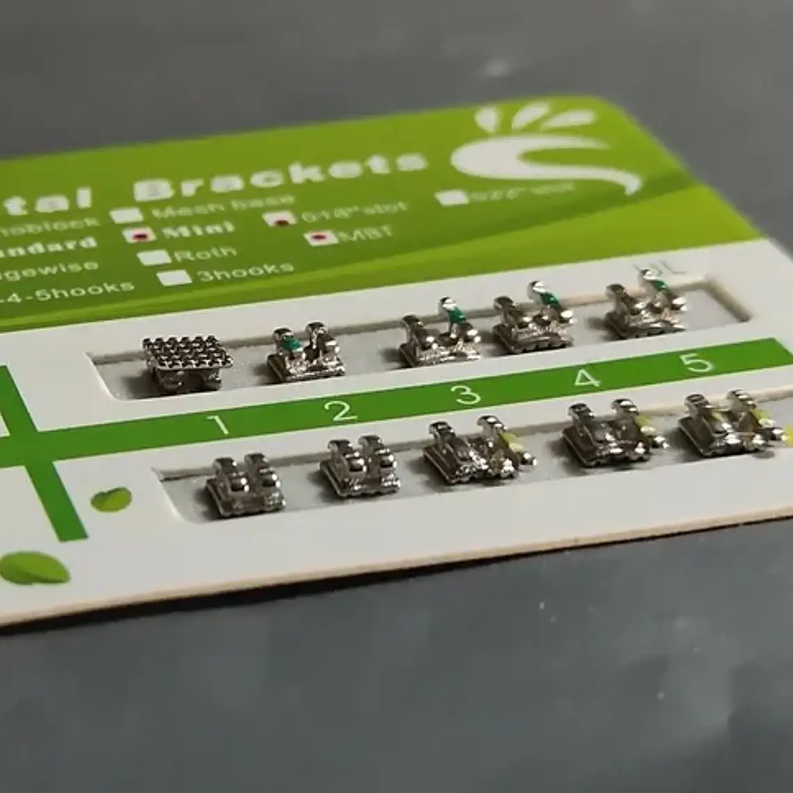 Brackets Mini Roth 0.22 Hook 3-4-5 Calidad Santiago 16