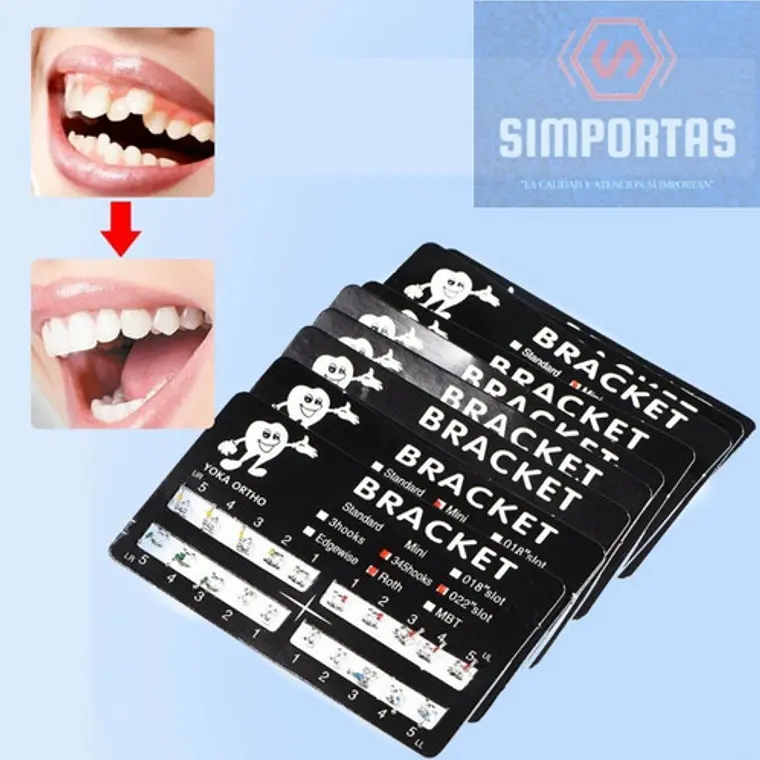 Brackets Mini Roth 0.22 Hook 3-4-5 Calidad Santiago 27