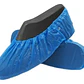 Cubre Calzado De Polietileno Azul Acero, Talla Universal Para Centros Clínicos - Miniatura 2