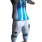 Figura Lio Messi Impreso 3d Besando Copa Made Argentina 25cm - Miniatura 1