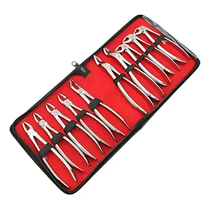 Fórceps Dentales Adultos Set De 10u Estuche Incluido