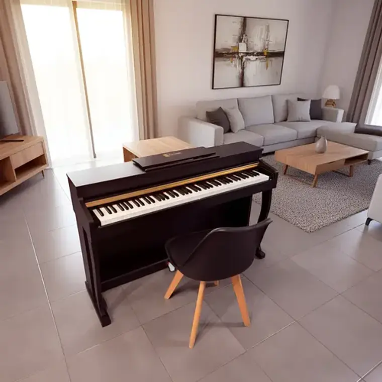 Piano Digital Pacard Realista 88 Teclas Madera Usb 2