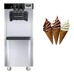 Máquina De Helado Soft Pedestal 18-20lts Compresor Panasonic