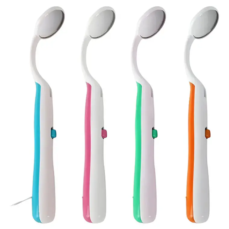 Espejo Dental Para Examen Uso En Casa Con Luz Led Santiago 25