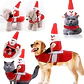 Disfraz Perros Gatos Santa Montado Navidad Calidad Tamaños - Miniatura 3
