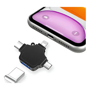 Adaptador Usb A Tipo C Multifuncional Para iPhone Y Android