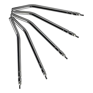 Set 5 Puntas Para Jeringa Triples Dental Autoclavable Acero