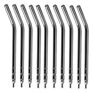 Set 10 Puntas Para Jeringa Triples Dental Autoclavable Acero
