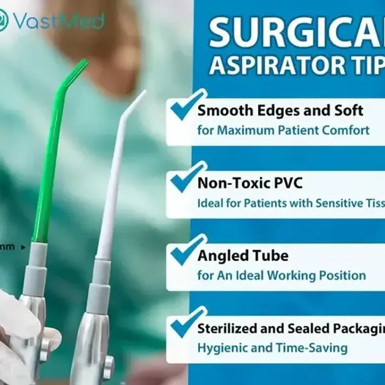 Pack De 25 Cánulas Aspiración, Cánulas Hemosuctor Plásticas 6