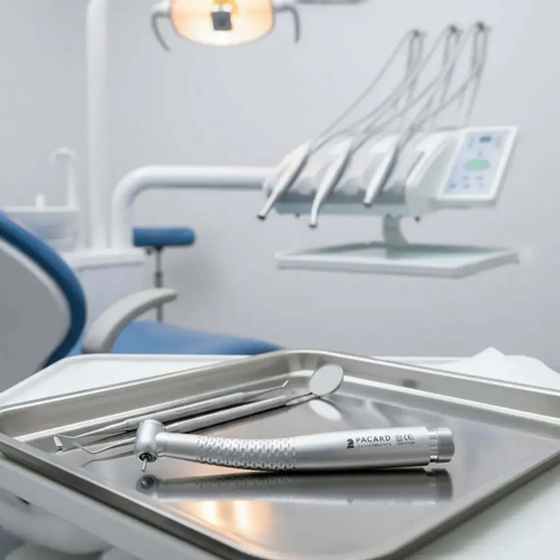Turbina Dental Push Única 5 Led En Cabezal Premium Pacard 2