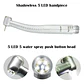 Turbina Dental Push Única 5 Led En Cabezal Premium Pacard - Miniatura 10