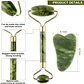 Rodillo Facial Roller Jade Doble + Piedra Gua Sha Santiago Todo Tipo De Piel - Miniatura 4