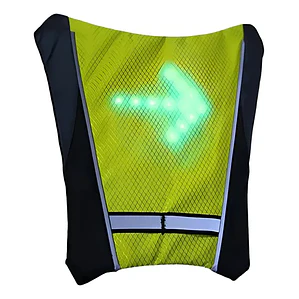 Arnés Led Mochila Chaleco Con Control Bicicleta Santiago