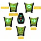 Arnés Led Mochila Chaleco Con Control Bicicleta Santiago - Miniatura 2