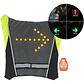Arnés Led Mochila Chaleco Con Control Bicicleta Santiago - Miniatura 8