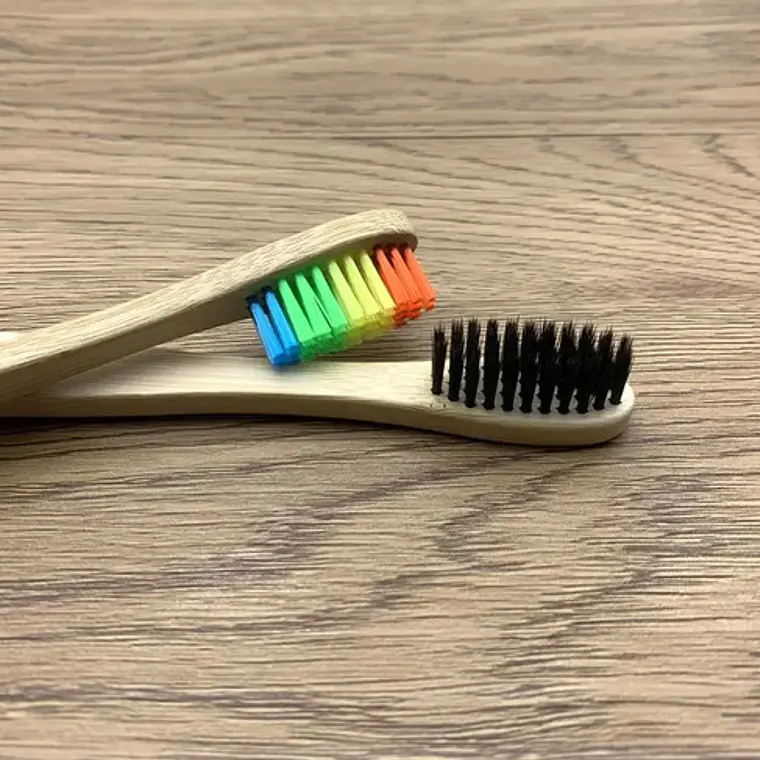 30 Cepillos De Dientes De Bambú Pacard Cajas Individuales Color Variados Al Azar 4