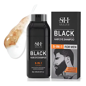 Shampoo Sevich 250ml 5 En Uno Cabello Y Barba Acción Rápida