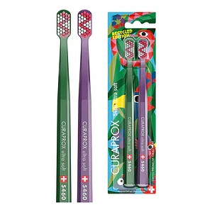 Pack Duo Cepillos De Dientes Curaprox Recycled Edition 5460