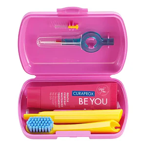 Set De Viaje Curaprox Blanqueador Higiene Dental Colores