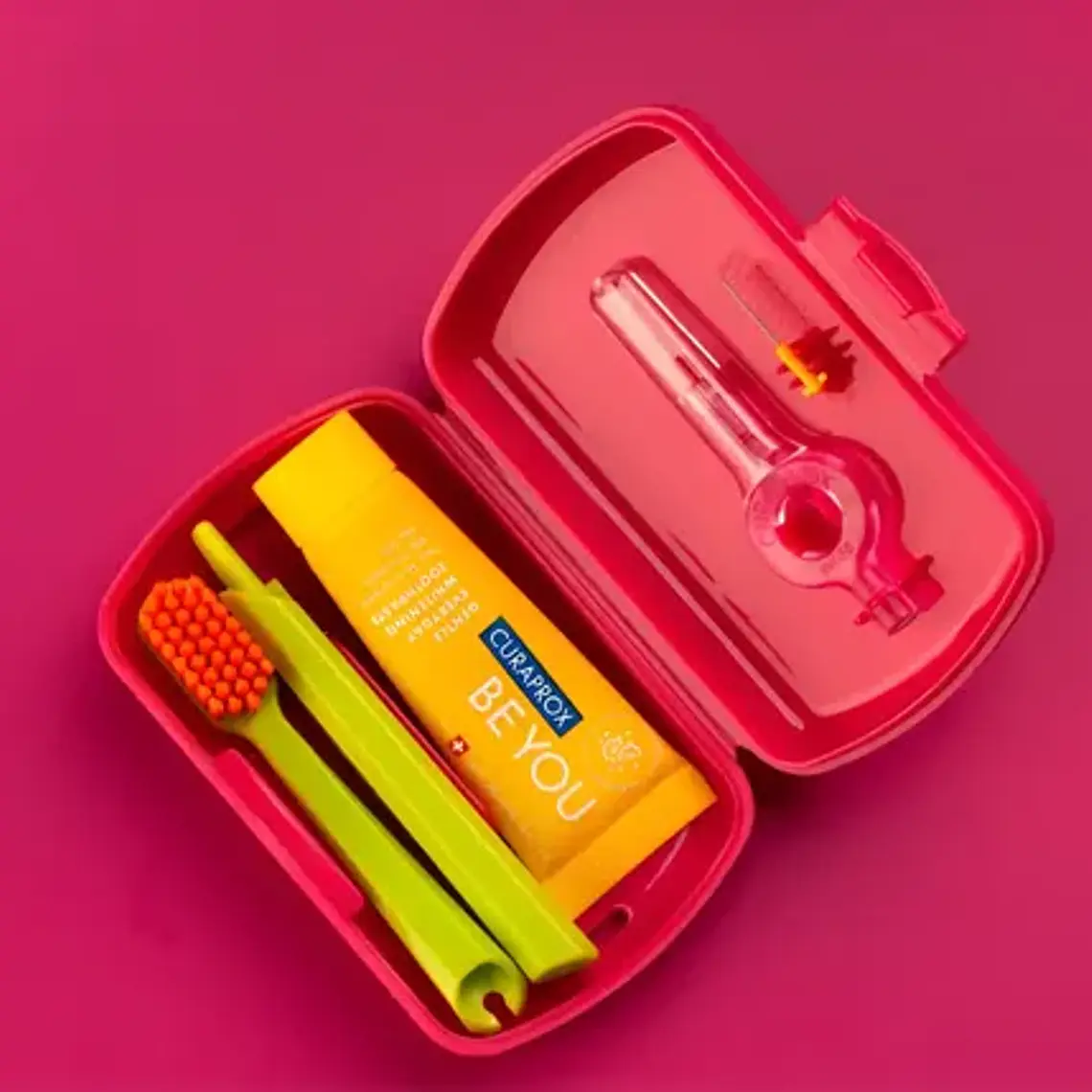 Set De Viaje Curaprox Blanqueador Higiene Dental Colores 7