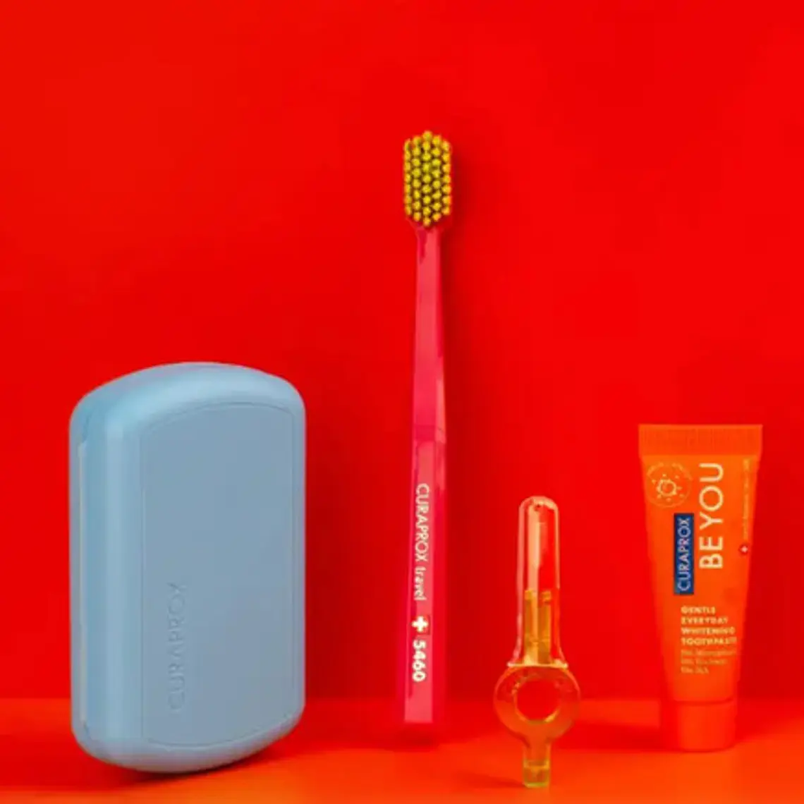 Set De Viaje Curaprox Blanqueador Higiene Dental Colores 13