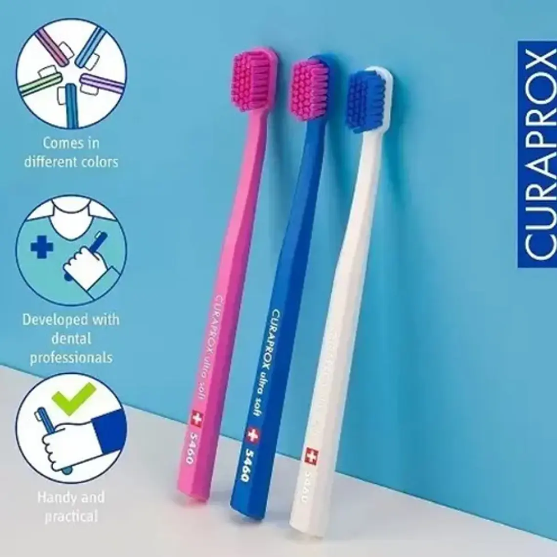 Cepillo De Dientes Curaprox Ortodoncia 5460 Unidad Suiza 8